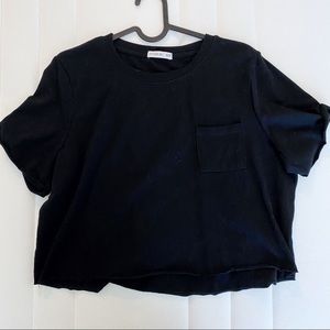 Basic Pocket Crop - Black